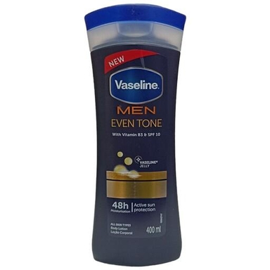 لوسیون بدن مردانه وازلین Vaseline مدل Men Even Tone حجم 400 میل