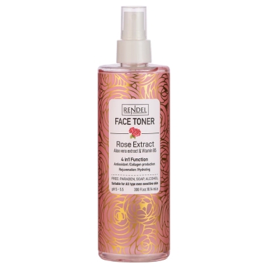 تونر صورت عصاره گل رز رندل 300ml